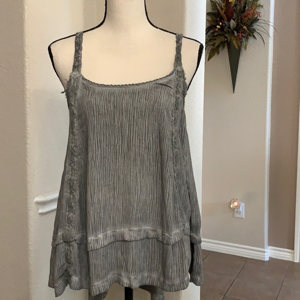 Knox Rose gray swing tank top  Size S
